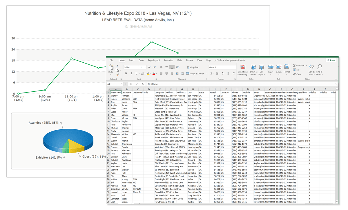 Excel Analytics Export